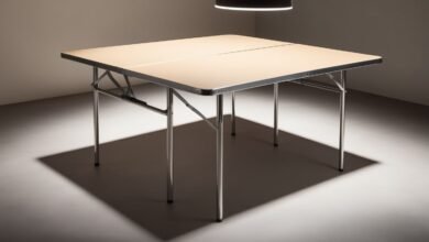 5'x5' Square Folding Table