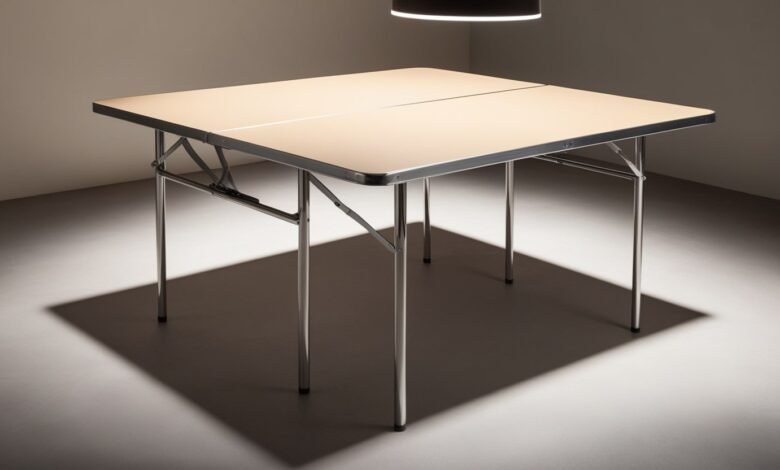 5'x5' Square Folding Table