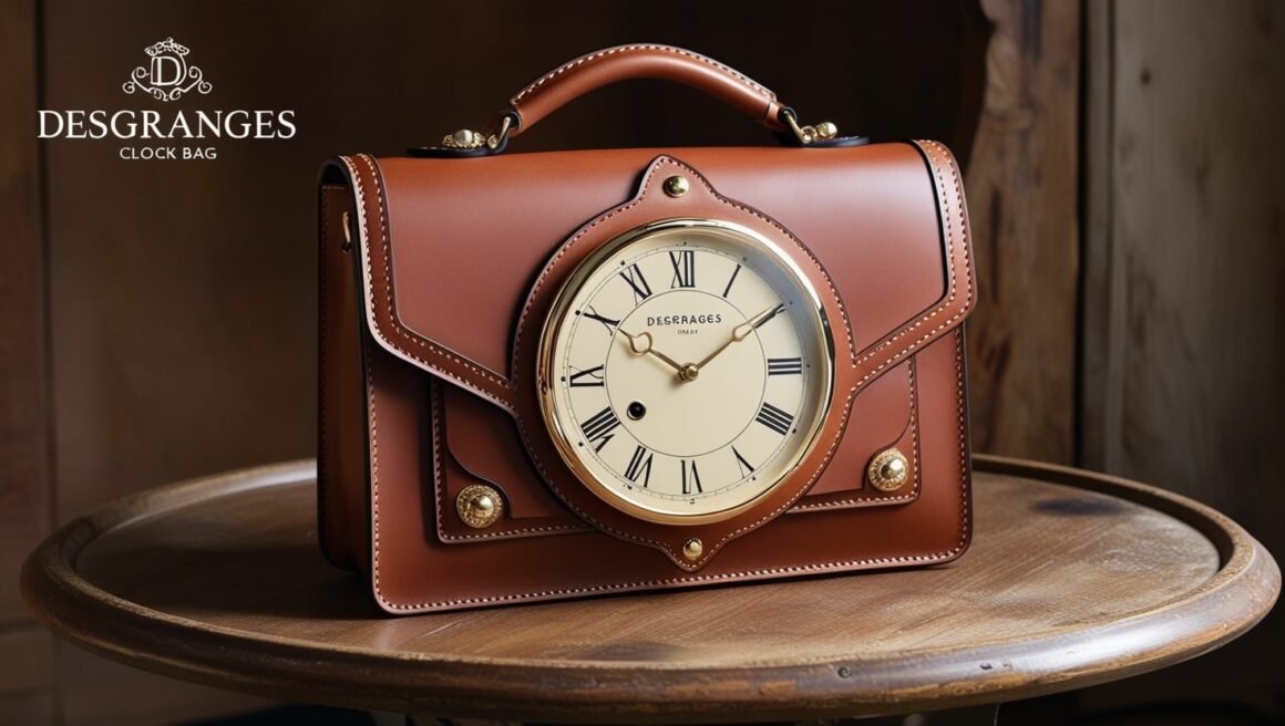 Desgranges Leather Clock Bag