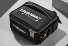 ToughBuilt StackTech Black Polyester 11-In Zippered Tool Bag Item
