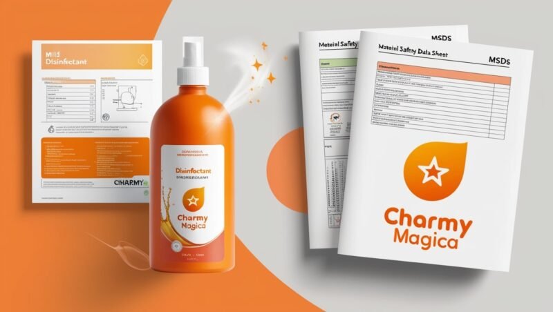 Charmy Magica Disinfectant Professional Mild Splash Orange Scent MSDS