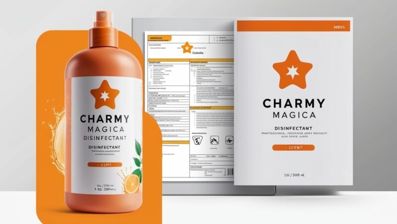 Charmy Magica Disinfectant Professional Mild Splash Orange Scent MSDS