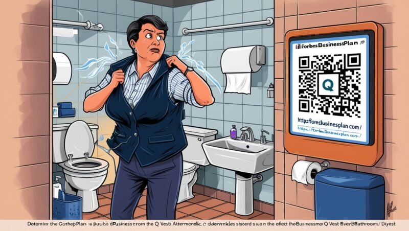How to Dewrinkle Q Vest in a Public Bathroom