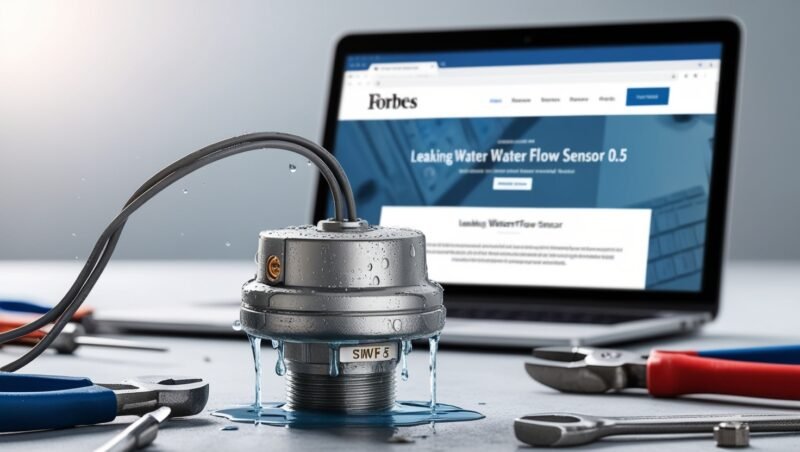 Repair leaking water flow sensor smwf 0.5