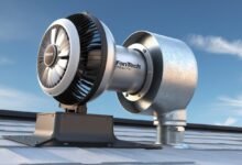 Fantech 10 Inch Upblast 19 Inch Roof Adapter