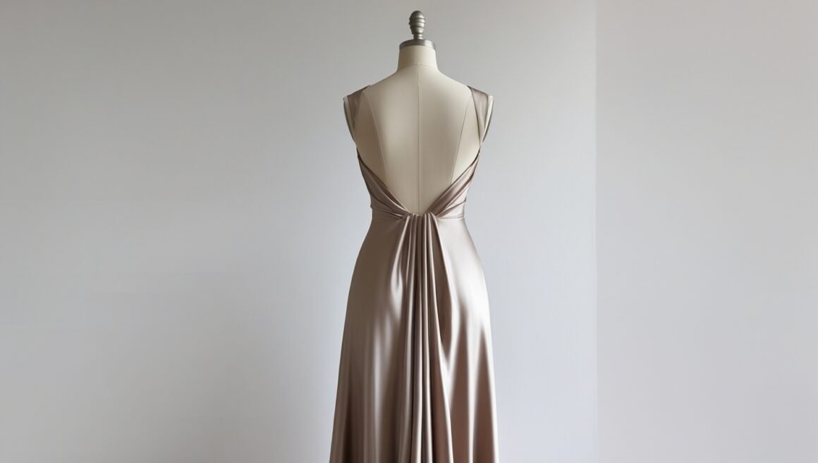 16mm Sleeveless V-Neck Back Silk Shift Dress