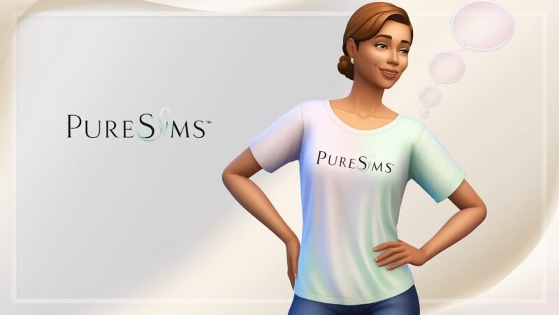Puresims Loose T Shirts Sims 4