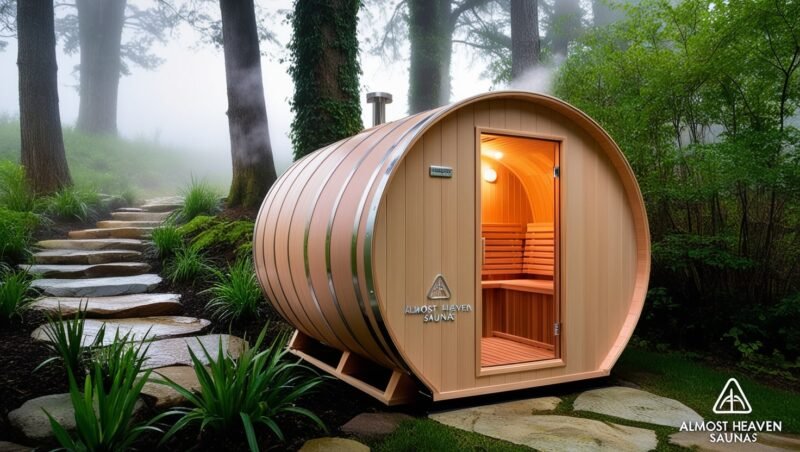 Almost Heaven Saunas Morgan 4-Person Barrel Steam Sauna Price