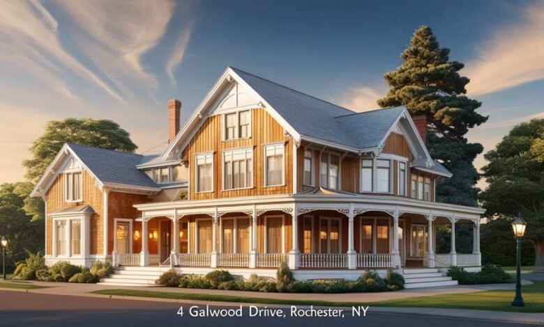 When This Home Built of 4 Galwood Drive Rochester NY